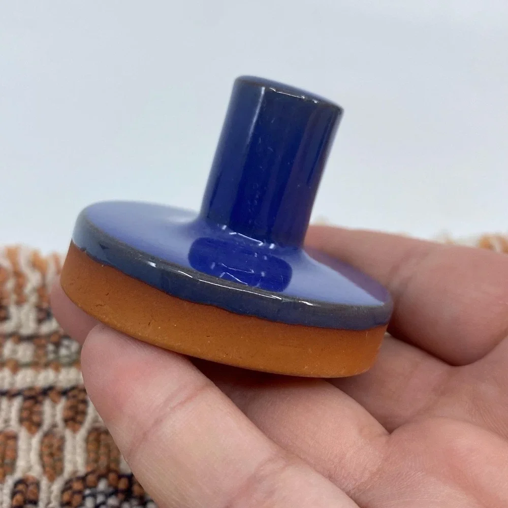 Rycraft Musical Note Treble Clef Blue Handle Terracotta Shortbread Cookie Stamp